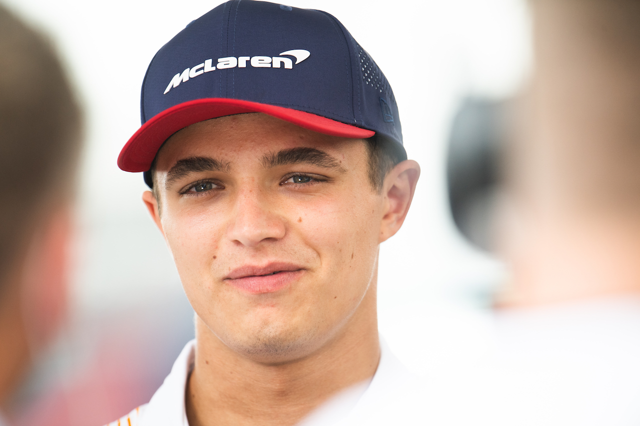 GP STATI UNITI, Lando Norris (GBR) McLaren.
21.10.2021. Formula 1 World Championship, Rd 17, United States Grand Prix, Austin, Texas, USA, Preparation Day.
- www.xpbimages.com, EMail: requests@xpbimages.com © Copyright: Price / XPB Images