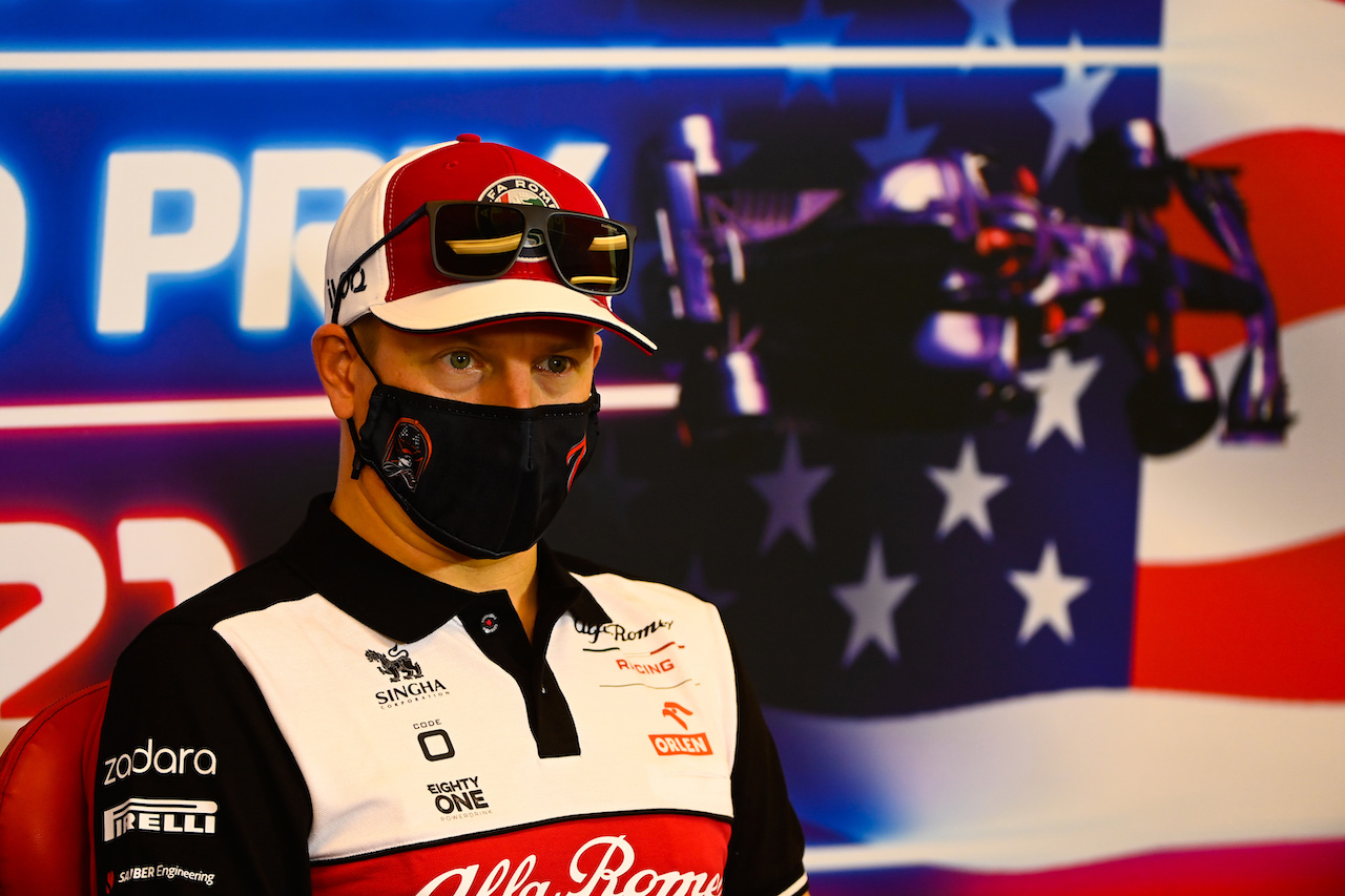 GP STATI UNITI, Kimi Raikkonen (FIN) Alfa Romeo Racing in the FIA Press Conference.
21.10.2021. Formula 1 World Championship, Rd 17, United States Grand Prix, Austin, Texas, USA, Preparation Day.
- www.xpbimages.com, EMail: requests@xpbimages.com © Copyright: FIA Pool Image for Editorial Use Only