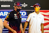 GP STATI UNITI, (L to R): Max Verstappen (NLD) Red Bull Racing e Daniel Ricciardo (AUS) McLaren in the FIA Press Conference.
21.10.2021. Formula 1 World Championship, Rd 17, United States Grand Prix, Austin, Texas, USA, Preparation Day.
- www.xpbimages.com, EMail: requests@xpbimages.com © Copyright: FIA Pool Image for Editorial Use Only