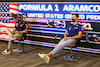 GP STATI UNITI, (L to R): Sergio Perez (MEX) Red Bull Racing e George Russell (GBR) Williams Racing in the FIA Press Conference.
21.10.2021. Formula 1 World Championship, Rd 17, United States Grand Prix, Austin, Texas, USA, Preparation Day.
- www.xpbimages.com, EMail: requests@xpbimages.com © Copyright: FIA Pool Image for Editorial Use Only