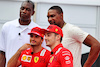 GP STATI UNITI, Charles Leclerc (MON) Ferrari e Carlos Sainz Jr (ESP) Ferrari with Dikembe Mutombo, Former Basketball Player e Chris Bosh (USA) Former Basketball Player.
21.10.2021. Formula 1 World Championship, Rd 17, United States Grand Prix, Austin, Texas, USA, Preparation Day.
- www.xpbimages.com, EMail: requests@xpbimages.com © Copyright: Moy / XPB Images