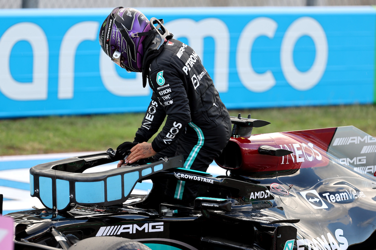 GP STATI UNITI, 2nd for qualfying, Lewis Hamilton (GBR) Mercedes AMG F1 W12.
23.10.2021. Formula 1 World Championship, Rd 17, United States Grand Prix, Austin, Texas, USA, Qualifiche Day.
- www.xpbimages.com, EMail: requests@xpbimages.com ¬© Copyright: Batchelor / XPB Images