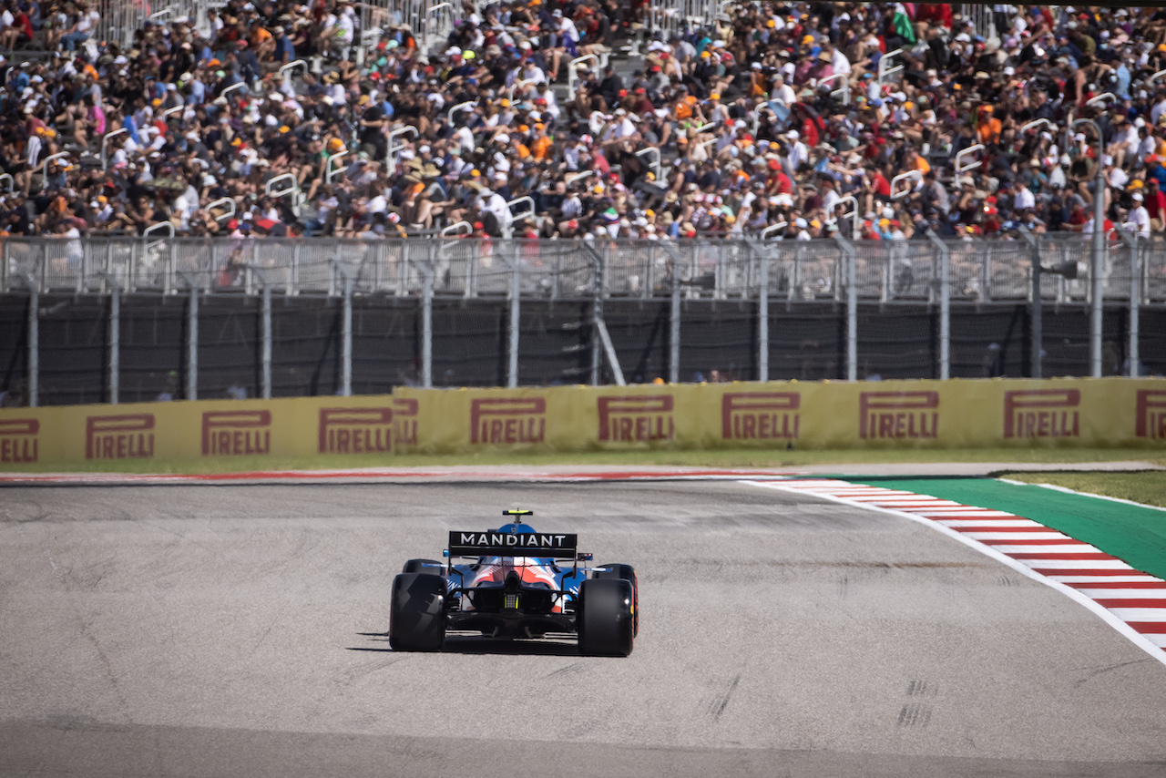 GP STATI UNITI, Esteban Ocon (FRA) Alpine F1 Team A521.
23.10.2021. Formula 1 World Championship, Rd 17, United States Grand Prix, Austin, Texas, USA, Qualifiche Day.
- www.xpbimages.com, EMail: requests@xpbimages.com © Copyright: Bearne / XPB Images