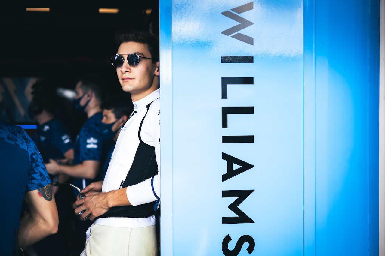 GP STATI UNITI, George Russell (GBR) Williams Racing.
23.10.2021. Formula 1 World Championship, Rd 17, United States Grand Prix, Austin, Texas, USA, Qualifiche Day.
- www.xpbimages.com, EMail: requests@xpbimages.com © Copyright: Bearne / XPB Images