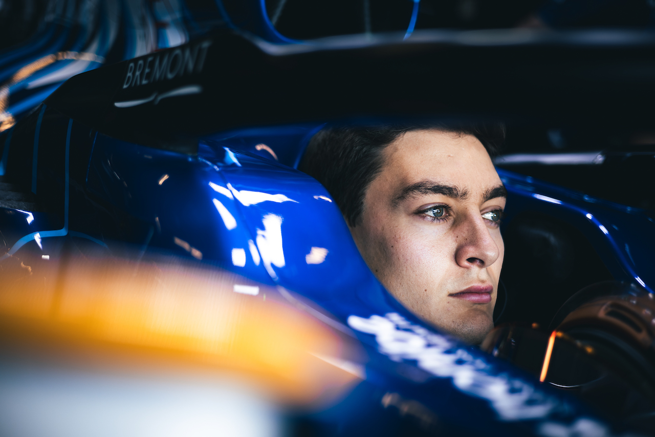 GP STATI UNITI, George Russell (GBR) Williams Racing FW43B.
23.10.2021. Formula 1 World Championship, Rd 17, United States Grand Prix, Austin, Texas, USA, Qualifiche Day.
- www.xpbimages.com, EMail: requests@xpbimages.com © Copyright: Bearne / XPB Images
