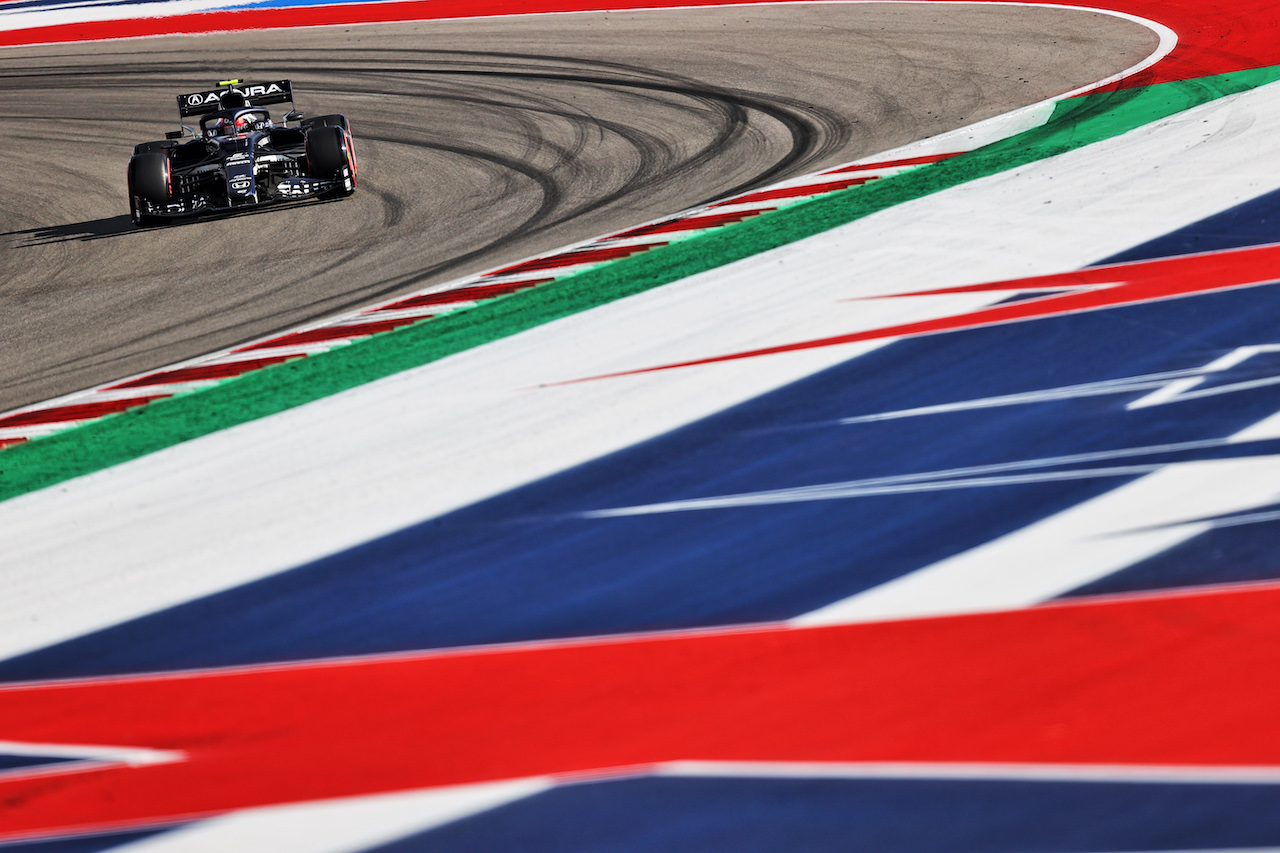 GP STATI UNITI, Pierre Gasly (FRA) AlphaTauri AT02.
23.10.2021. Formula 1 World Championship, Rd 17, United States Grand Prix, Austin, Texas, USA, Qualifiche Day.
- www.xpbimages.com, EMail: requests@xpbimages.com © Copyright: Moy / XPB Images