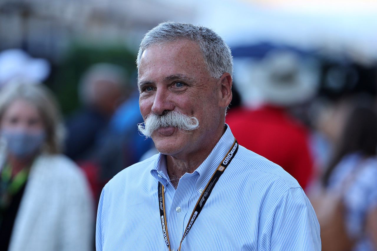 GP STATI UNITI, 
Chase Carey (USA).
23.10.2021. Formula 1 World Championship, Rd 17, United States Grand Prix, Austin, Texas, USA, Qualifiche Day.
- www.xpbimages.com, EMail: requests@xpbimages.com ¬© Copyright: Batchelor / XPB Images