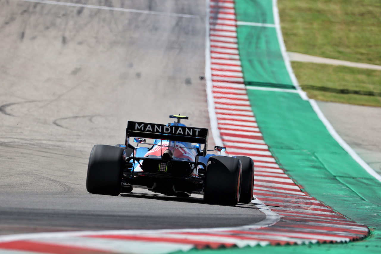 GP STATI UNITI, Esteban Ocon (FRA) Alpine F1 Team A521.
23.10.2021. Formula 1 World Championship, Rd 17, United States Grand Prix, Austin, Texas, USA, Qualifiche Day.
- www.xpbimages.com, EMail: requests@xpbimages.com © Copyright: Batchelor / XPB Images