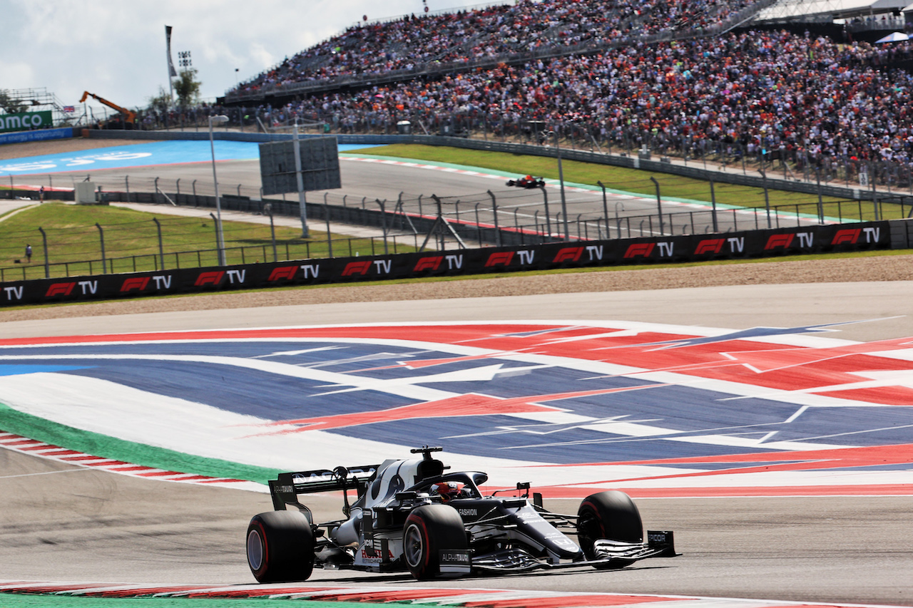 GP STATI UNITI, Yuki Tsunoda (JPN) AlphaTauri AT02.
23.10.2021. Formula 1 World Championship, Rd 17, United States Grand Prix, Austin, Texas, USA, Qualifiche Day.
- www.xpbimages.com, EMail: requests@xpbimages.com © Copyright: Batchelor / XPB Images
