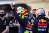 GP STATI UNITI, Sergio Perez (MEX) Red Bull Racing celebrates his third position in qualifying parc ferme.
23.10.2021. Formula 1 World Championship, Rd 17, United States Grand Prix, Austin, Texas, USA, Qualifiche Day.
- www.xpbimages.com, EMail: requests@xpbimages.com © Copyright: Price / XPB Images