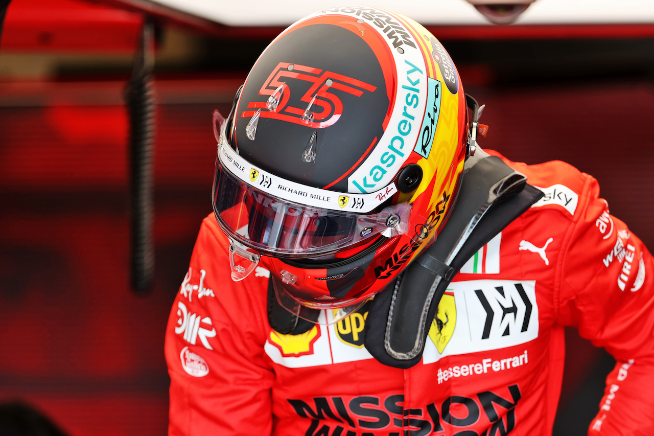 GP STATI UNITI, Carlos Sainz Jr (ESP) Ferrari.
22.10.2021. Formula 1 World Championship, Rd 17, United States Grand Prix, Austin, Texas, USA, Practice Day.
- www.xpbimages.com, EMail: requests@xpbimages.com © Copyright: Batchelor / XPB Images