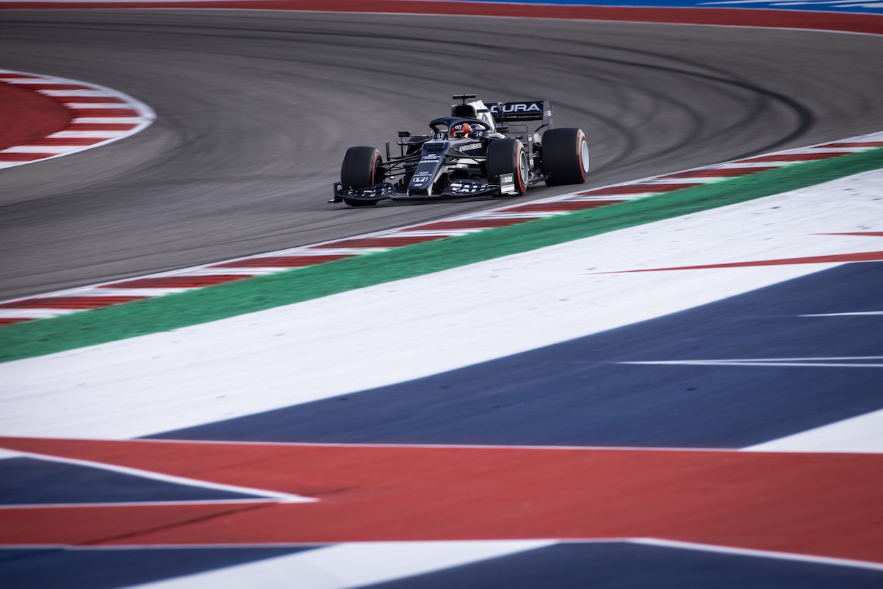 GP STATI UNITI, Yuki Tsunoda (JPN) AlphaTauri AT02.
22.10.2021. Formula 1 World Championship, Rd 17, United States Grand Prix, Austin, Texas, USA, Practice Day.
- www.xpbimages.com, EMail: requests@xpbimages.com © Copyright: Bearne / XPB Images