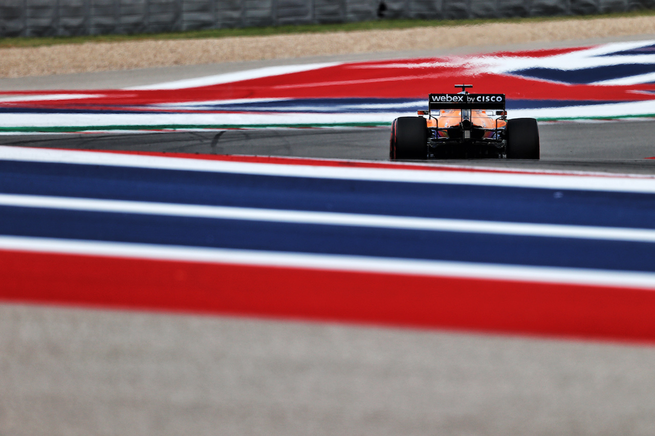 GP STATI UNITI, Daniel Ricciardo (AUS) McLaren MCL35M.
22.10.2021. Formula 1 World Championship, Rd 17, United States Grand Prix, Austin, Texas, USA, Practice Day.
- www.xpbimages.com, EMail: requests@xpbimages.com © Copyright: Moy / XPB Images