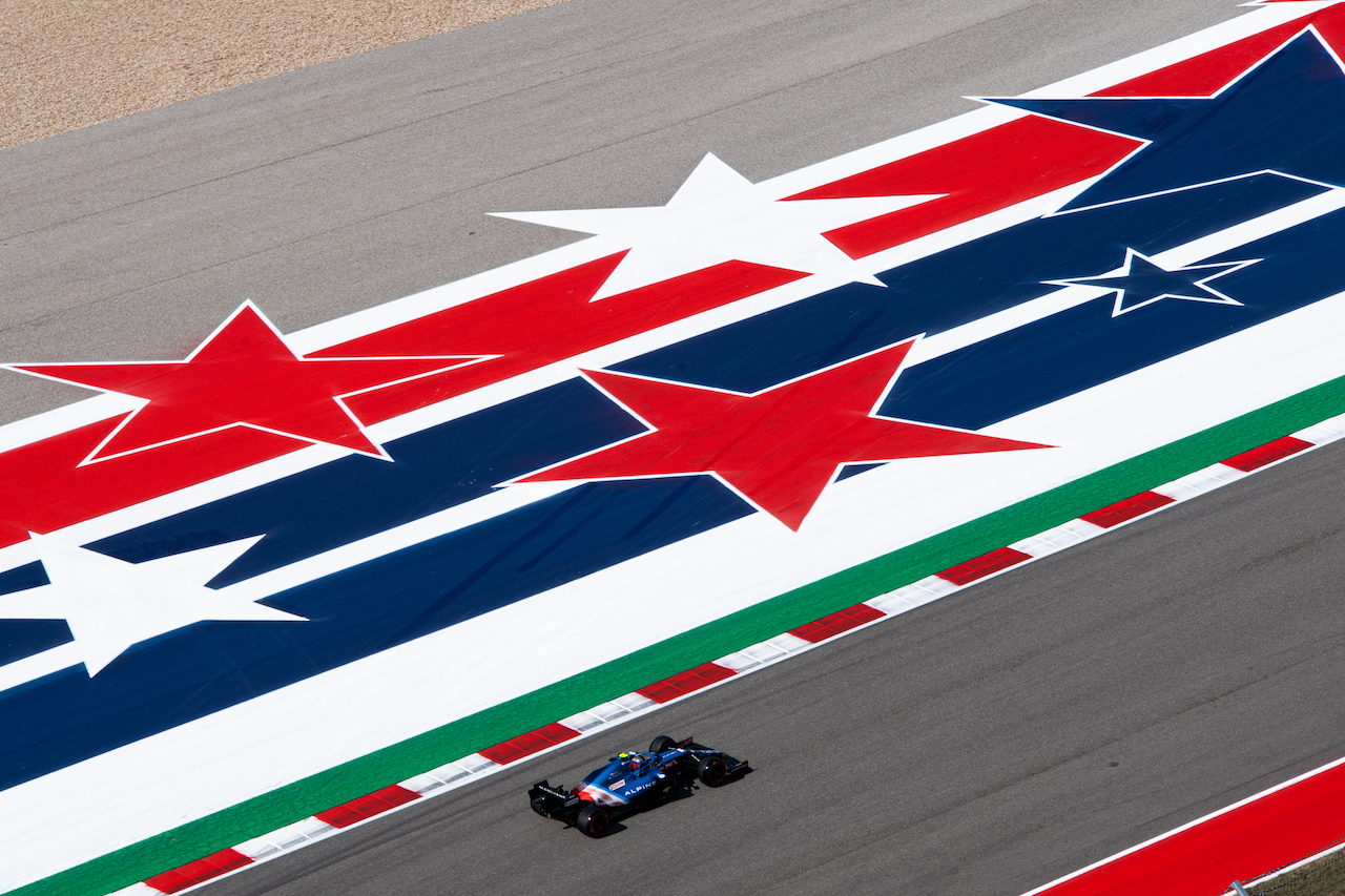 GP STATI UNITI, Esteban Ocon (FRA) Alpine F1 Team A521.
22.10.2021. Formula 1 World Championship, Rd 17, United States Grand Prix, Austin, Texas, USA, Practice Day.
- www.xpbimages.com, EMail: requests@xpbimages.com © Copyright: Price / XPB Images