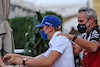 GP STATI UNITI, Mick Schumacher (GER) Haas F1 Team with Beat Zehnder (SUI) Alfa Romeo Racing Manager.
22.10.2021. Formula 1 World Championship, Rd 17, United States Grand Prix, Austin, Texas, USA, Practice Day.
- www.xpbimages.com, EMail: requests@xpbimages.com © Copyright: Batchelor / XPB Images