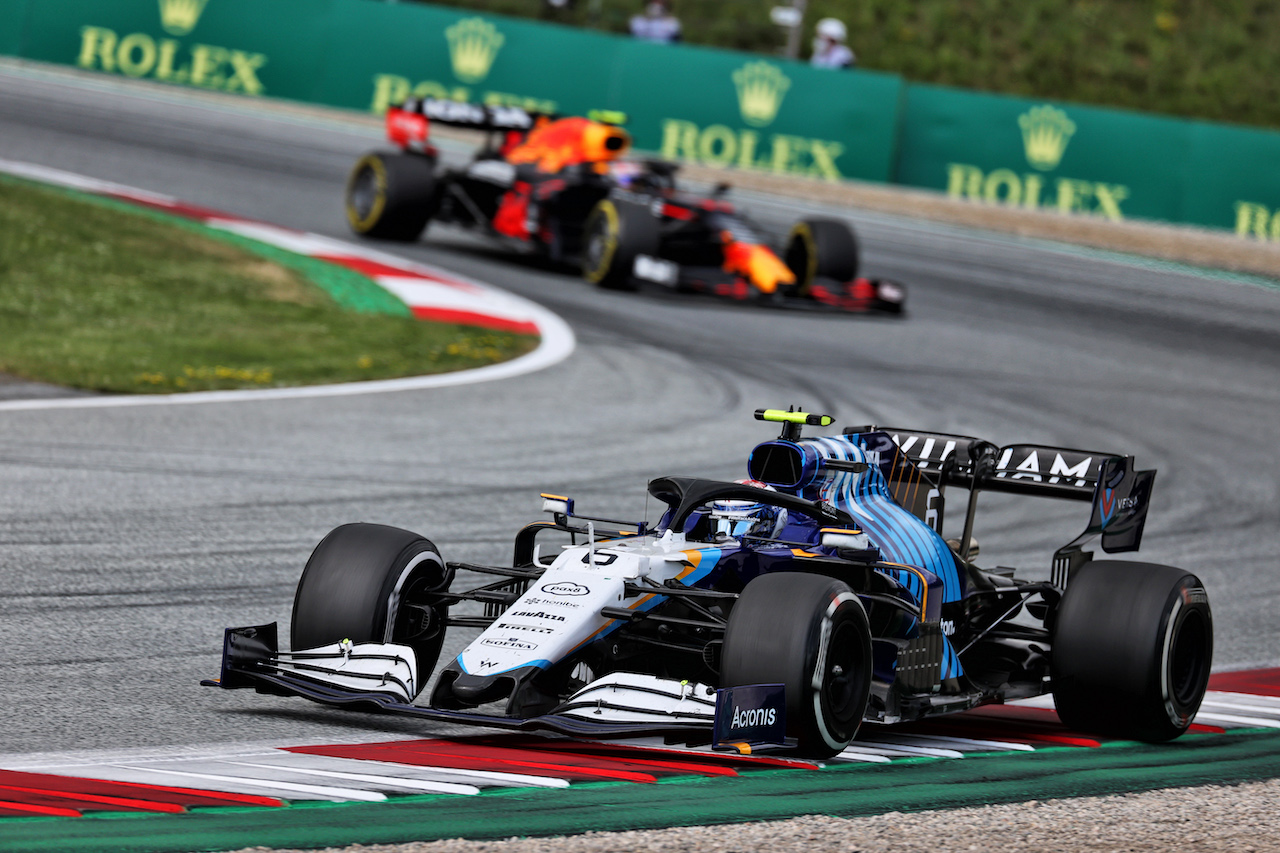 GP STIRIA, Nicholas Latifi (CDN) Williams Racing FW43B.
27.06.2021. Formula 1 World Championship, Rd 8, Steiermark Grand Prix, Spielberg, Austria, Gara Day.
- www.xpbimages.com, EMail: requests@xpbimages.com © Copyright: Batchelor / XPB Images