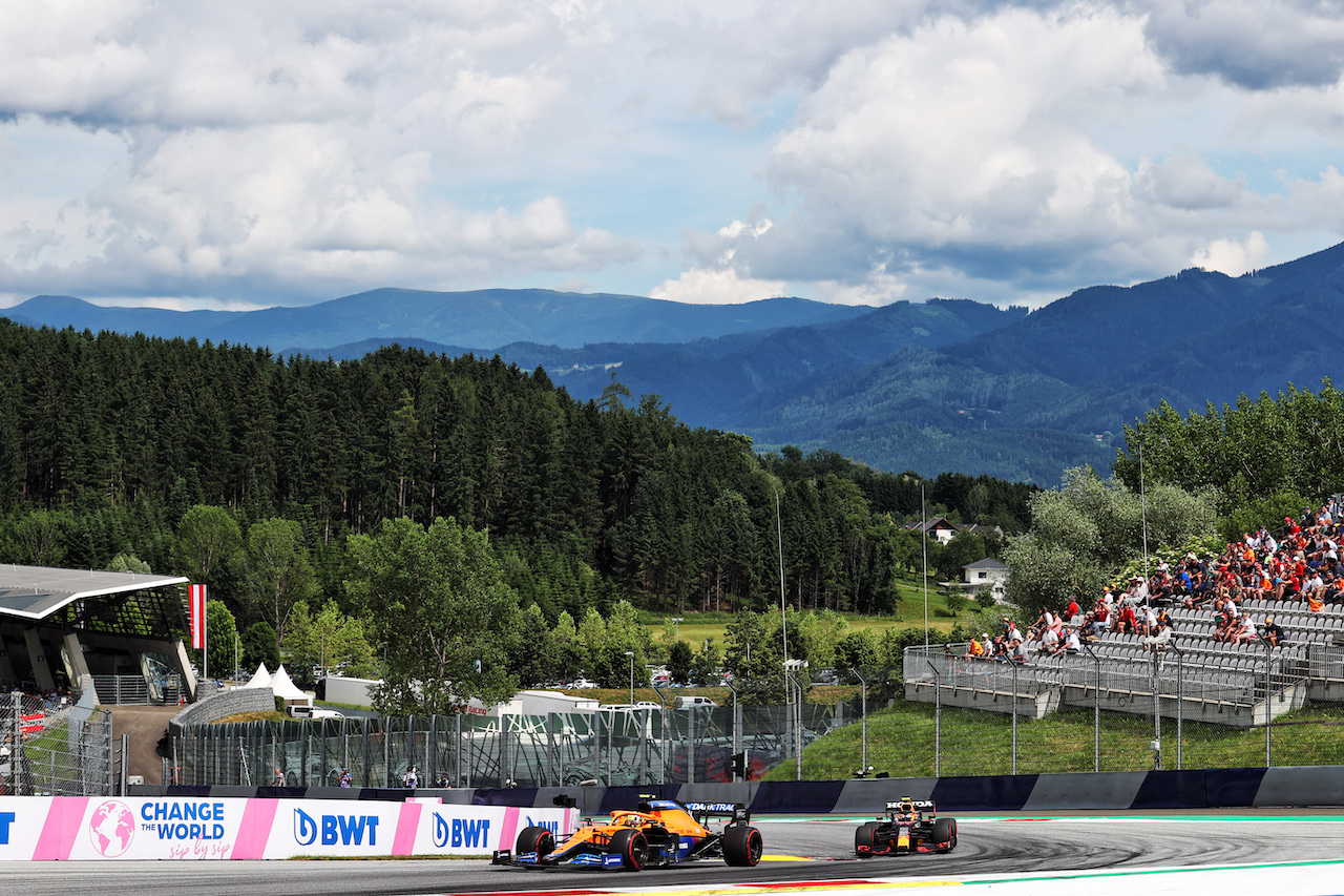 GP STIRIA, Lando Norris (GBR) McLaren MCL35M.
27.06.2021. Formula 1 World Championship, Rd 8, Steiermark Grand Prix, Spielberg, Austria, Gara Day.
- www.xpbimages.com, EMail: requests@xpbimages.com © Copyright: Charniaux / XPB Images