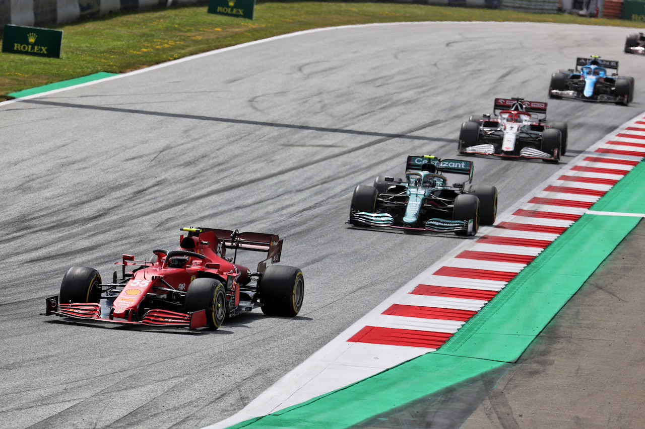 GP STIRIA, Carlos Sainz Jr (ESP) Ferrari SF-21.
27.06.2021. Formula 1 World Championship, Rd 8, Steiermark Grand Prix, Spielberg, Austria, Gara Day.
- www.xpbimages.com, EMail: requests@xpbimages.com © Copyright: Batchelor / XPB Images