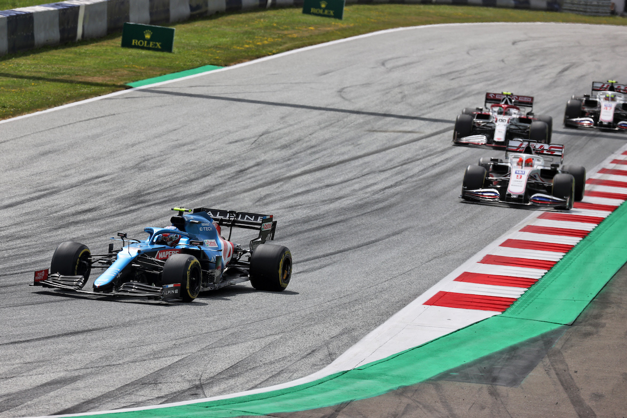 GP STIRIA, Esteban Ocon (FRA) Alpine F1 Team A521.
27.06.2021. Formula 1 World Championship, Rd 8, Steiermark Grand Prix, Spielberg, Austria, Gara Day.
- www.xpbimages.com, EMail: requests@xpbimages.com © Copyright: Batchelor / XPB Images