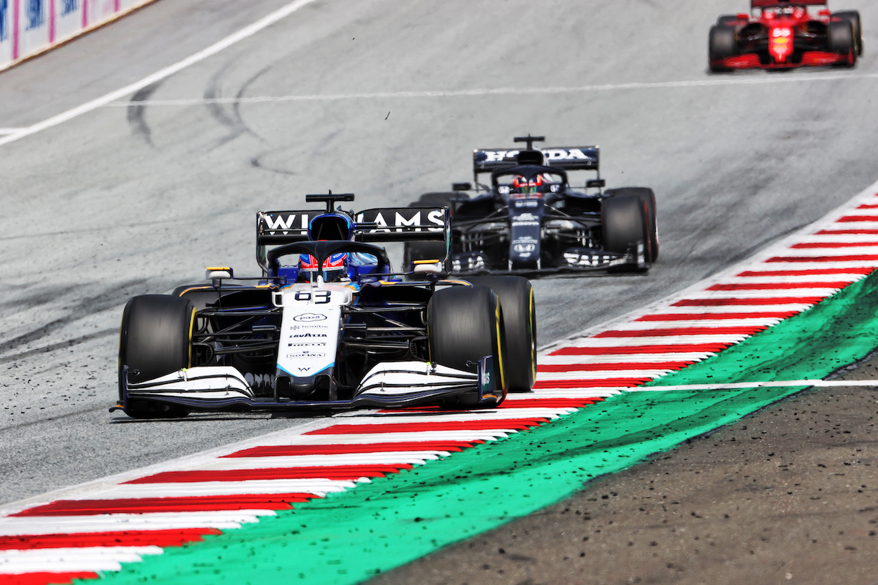 GP STIRIA, George Russell (GBR) Williams Racing FW43B.
27.06.2021. Formula 1 World Championship, Rd 8, Steiermark Grand Prix, Spielberg, Austria, Gara Day.
- www.xpbimages.com, EMail: requests@xpbimages.com © Copyright: Charniaux / XPB Images