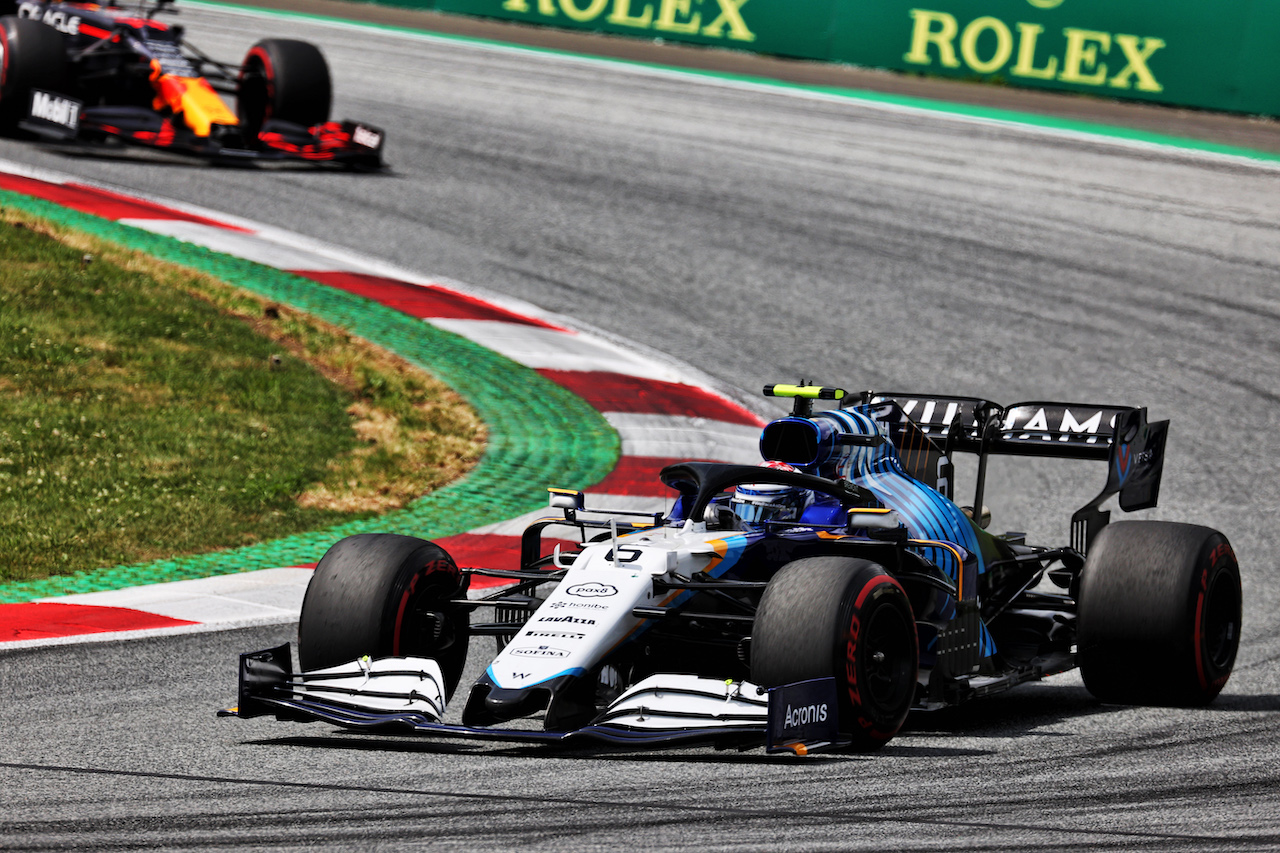GP STIRIA, Nicholas Latifi (CDN) Williams Racing FW43B.
27.06.2021. Formula 1 World Championship, Rd 8, Steiermark Grand Prix, Spielberg, Austria, Gara Day.
- www.xpbimages.com, EMail: requests@xpbimages.com © Copyright: Batchelor / XPB Images