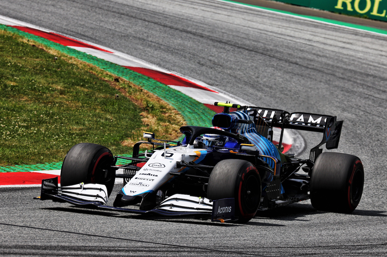 GP STIRIA, Nicholas Latifi (CDN) Williams Racing FW43B.
27.06.2021. Formula 1 World Championship, Rd 8, Steiermark Grand Prix, Spielberg, Austria, Gara Day.
- www.xpbimages.com, EMail: requests@xpbimages.com © Copyright: Batchelor / XPB Images