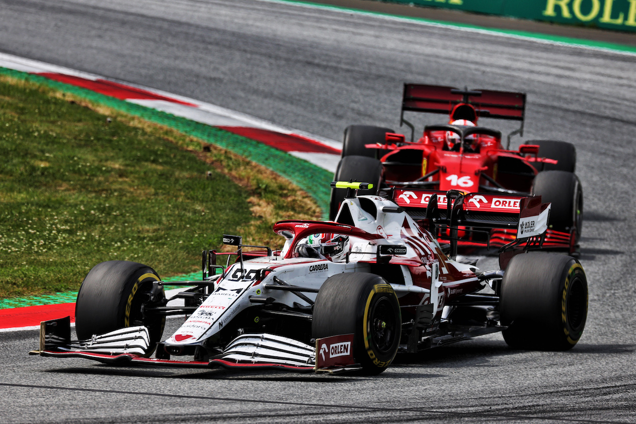 GP STIRIA, Antonio Giovinazzi (ITA) Alfa Romeo Racing C41.
27.06.2021. Formula 1 World Championship, Rd 8, Steiermark Grand Prix, Spielberg, Austria, Gara Day.
- www.xpbimages.com, EMail: requests@xpbimages.com © Copyright: Batchelor / XPB Images