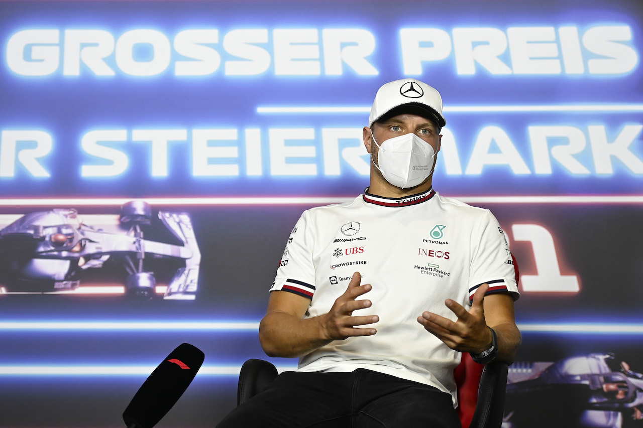 GP STIRIA, Valtteri Bottas (FIN) Mercedes AMG F1 in the FIA Press Conference.
24.06.2021. Formula 1 World Championship, Rd 8, Steiermark Grand Prix, Spielberg, Austria, Preparation Day.
- www.xpbimages.com, EMail: requests@xpbimages.com © Copyright: FIA Pool Image for Editorial Use Only