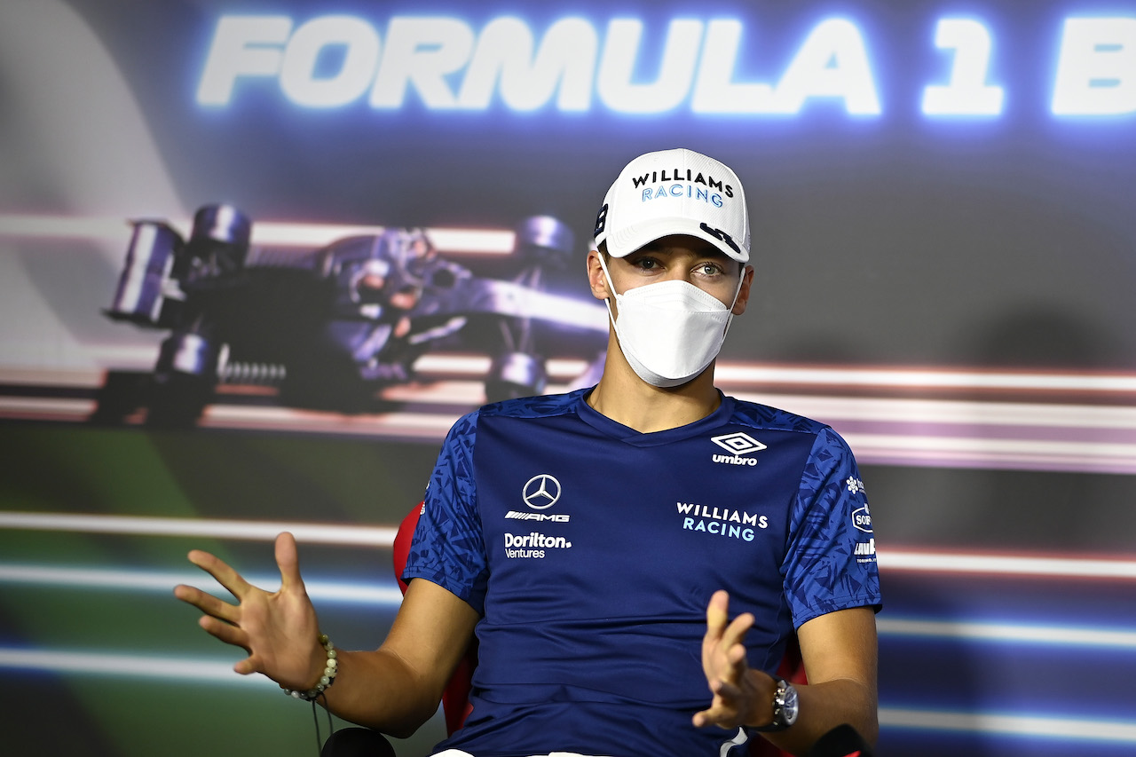 GP STIRIA, George Russell (GBR) Williams Racing in the FIA Press Conference.
24.06.2021. Formula 1 World Championship, Rd 8, Steiermark Grand Prix, Spielberg, Austria, Preparation Day.
- www.xpbimages.com, EMail: requests@xpbimages.com © Copyright: FIA Pool Image for Editorial Use Only