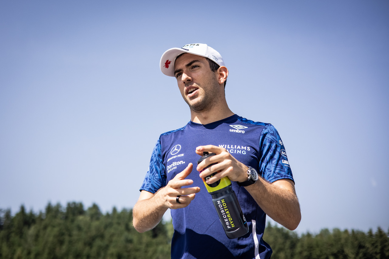 GP STIRIA, Nicholas Latifi (CDN) Williams Racing walks the circuit.
24.06.2021. Formula 1 World Championship, Rd 8, Steiermark Grand Prix, Spielberg, Austria, Preparation Day.
- www.xpbimages.com, EMail: requests@xpbimages.com © Copyright: Bearne / XPB Images