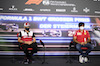GP STIRIA, (L to R): Kimi Raikkonen (FIN) Alfa Romeo Racing e Carlos Sainz Jr (ESP) Ferrari in the FIA Press Conference.
24.06.2021. Formula 1 World Championship, Rd 8, Steiermark Grand Prix, Spielberg, Austria, Preparation Day.
- www.xpbimages.com, EMail: requests@xpbimages.com © Copyright: FIA Pool Image for Editorial Use Only
