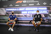 GP STIRIA, (L to R): Nicholas Latifi (CDN) Williams Racing e Lewis Hamilton (GBR) Mercedes AMG F1 in the FIA Press Conference.
24.06.2021. Formula 1 World Championship, Rd 8, Steiermark Grand Prix, Spielberg, Austria, Preparation Day.
- www.xpbimages.com, EMail: requests@xpbimages.com © Copyright: FIA Pool Image for Editorial Use Only