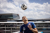 GP STIRIA, George Russell (GBR) Williams Racing plays football.
24.06.2021. Formula 1 World Championship, Rd 8, Steiermark Grand Prix, Spielberg, Austria, Preparation Day.
- www.xpbimages.com, EMail: requests@xpbimages.com © Copyright: Bearne / XPB Images