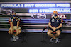 GP STIRIA, (L to R): Sergio Perez (MEX) Red Bull Racing e Max Verstappen (NLD) Red Bull Racing in the FIA Press Conference.
24.06.2021. Formula 1 World Championship, Rd 8, Steiermark Grand Prix, Spielberg, Austria, Preparation Day.
- www.xpbimages.com, EMail: requests@xpbimages.com © Copyright: FIA Pool Image for Editorial Use Only