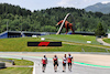 GP STIRIA, Antonio Giovinazzi (ITA) Alfa Romeo Racing walks the circuit with the team.
24.06.2021. Formula 1 World Championship, Rd 8, Steiermark Grand Prix, Spielberg, Austria, Preparation Day.
- www.xpbimages.com, EMail: requests@xpbimages.com © Copyright: Moy / XPB Images