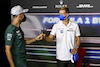 GP STIRIA, (L to R): Sebastian Vettel (GER) Aston Martin F1 Team e Mick Schumacher (GER) Haas F1 Team in the FIA Press Conference.
24.06.2021. Formula 1 World Championship, Rd 8, Steiermark Grand Prix, Spielberg, Austria, Preparation Day.
- www.xpbimages.com, EMail: requests@xpbimages.com © Copyright: FIA Pool Image for Editorial Use Only