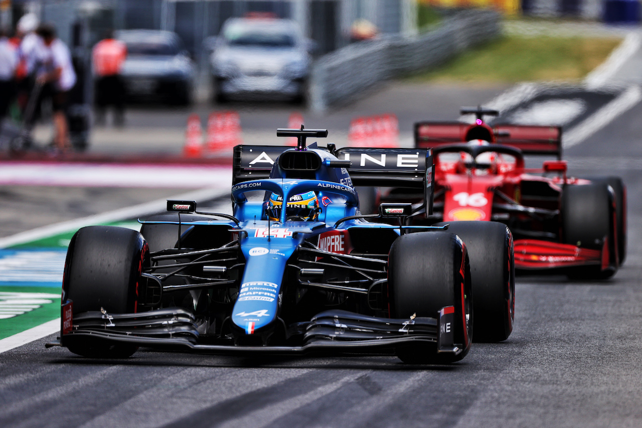 GP STIRIA, Fernando Alonso (ESP) Alpine F1 Team A521.
26.06.2021. Formula 1 World Championship, Rd 8, Steiermark Grand Prix, Spielberg, Austria, Qualifiche Day.
- www.xpbimages.com, EMail: requests@xpbimages.com © Copyright: Moy / XPB Images