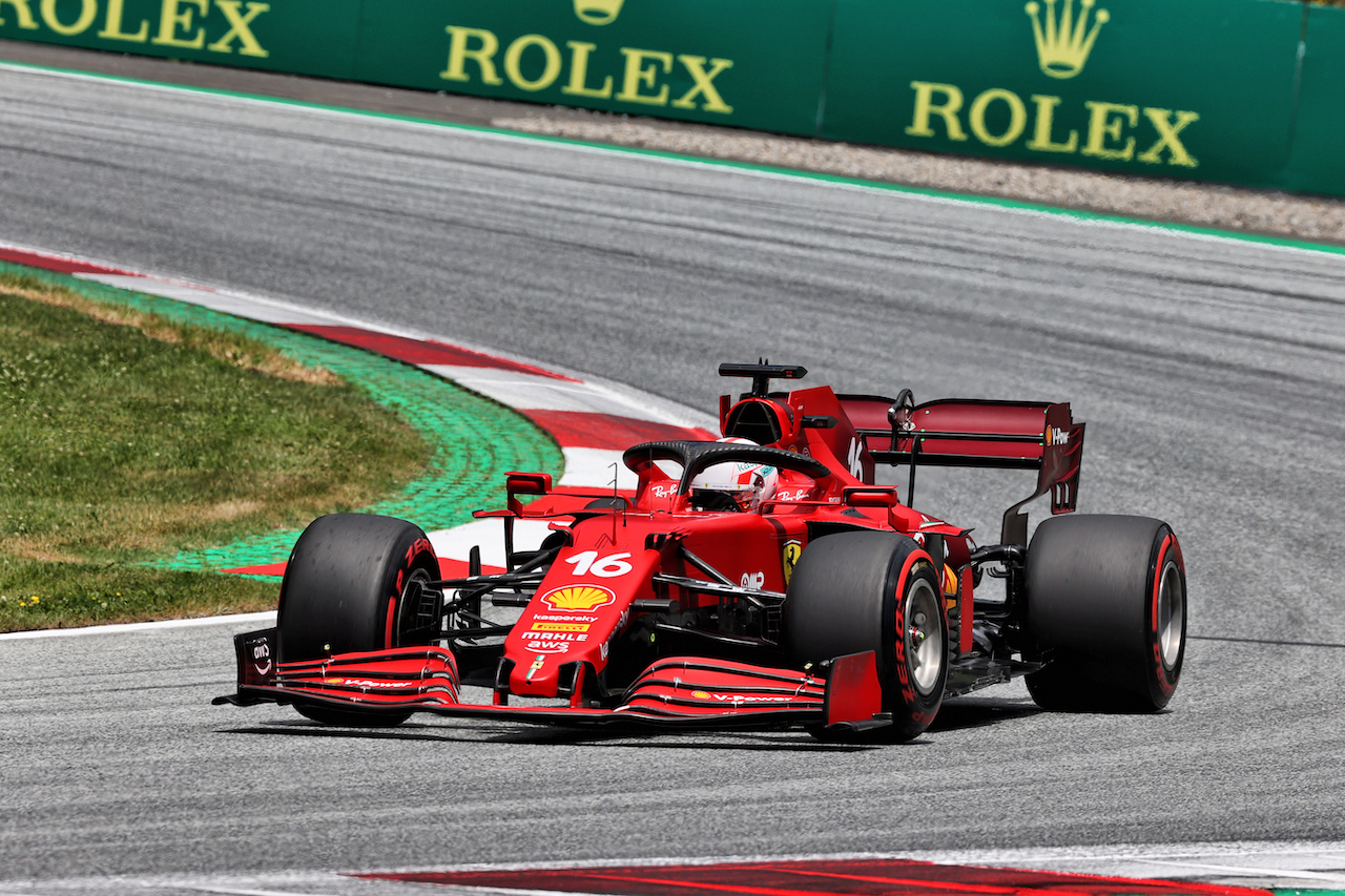 GP STIRIA, Charles Leclerc (MON) Ferrari SF-21.
26.06.2021. Formula 1 World Championship, Rd 8, Steiermark Grand Prix, Spielberg, Austria, Qualifiche Day.
- www.xpbimages.com, EMail: requests@xpbimages.com © Copyright: Batchelor / XPB Images