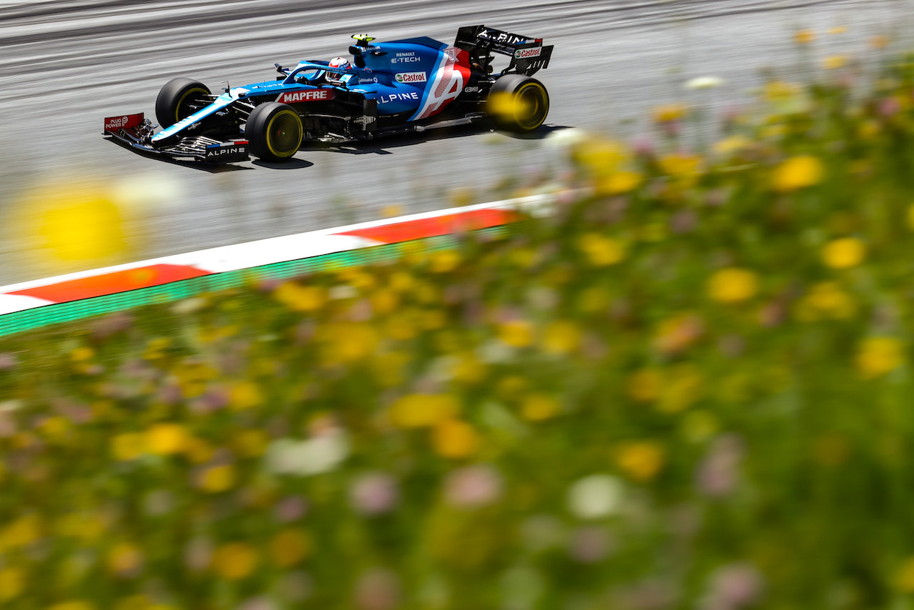 GP STIRIA, Esteban Ocon (FRA), Alpine F1 Team 
26.06.2021. Formula 1 World Championship, Rd 8, Steiermark Grand Prix, Spielberg, Austria, Qualifiche Day.
- www.xpbimages.com, EMail: requests@xpbimages.com © Copyright: Charniaux / XPB Images