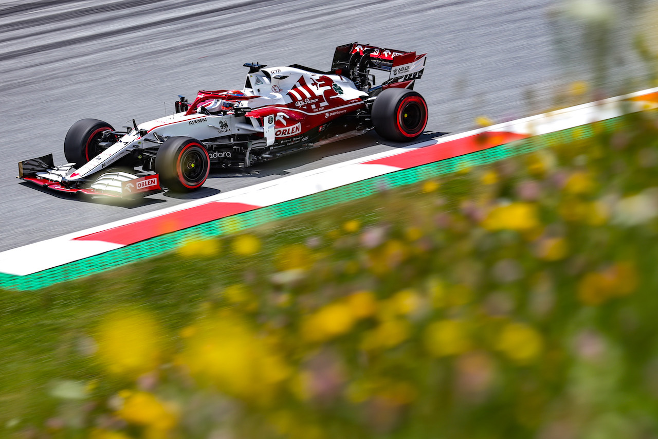 GP STIRIA, Kimi Raikkonen (FIN), Alfa Romeo Racing 
26.06.2021. Formula 1 World Championship, Rd 8, Steiermark Grand Prix, Spielberg, Austria, Qualifiche Day.
- www.xpbimages.com, EMail: requests@xpbimages.com ¬© Copyright: Charniaux / XPB Images