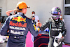 GP STIRIA, (L to R): Max Verstappen (NLD) Red Bull Racing celebrates his pole position in qualifying parc ferme with Lewis Hamilton (GBR) Mercedes AMG F1.
26.06.2021. Formula 1 World Championship, Rd 8, Steiermark Grand Prix, Spielberg, Austria, Qualifiche Day.
- www.xpbimages.com, EMail: requests@xpbimages.com © Copyright: Batchelor / XPB Images