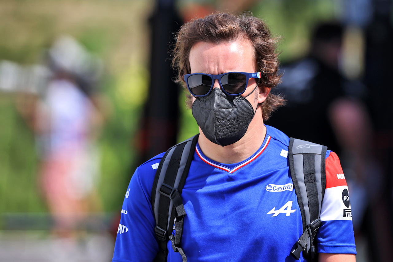 GP STIRIA, Fernando Alonso (ESP) Alpine F1 Team.
25.06.2021. Formula 1 World Championship, Rd 8, Steiermark Grand Prix, Spielberg, Austria, Practice Day.
- www.xpbimages.com, EMail: requests@xpbimages.com © Copyright: Moy / XPB Images