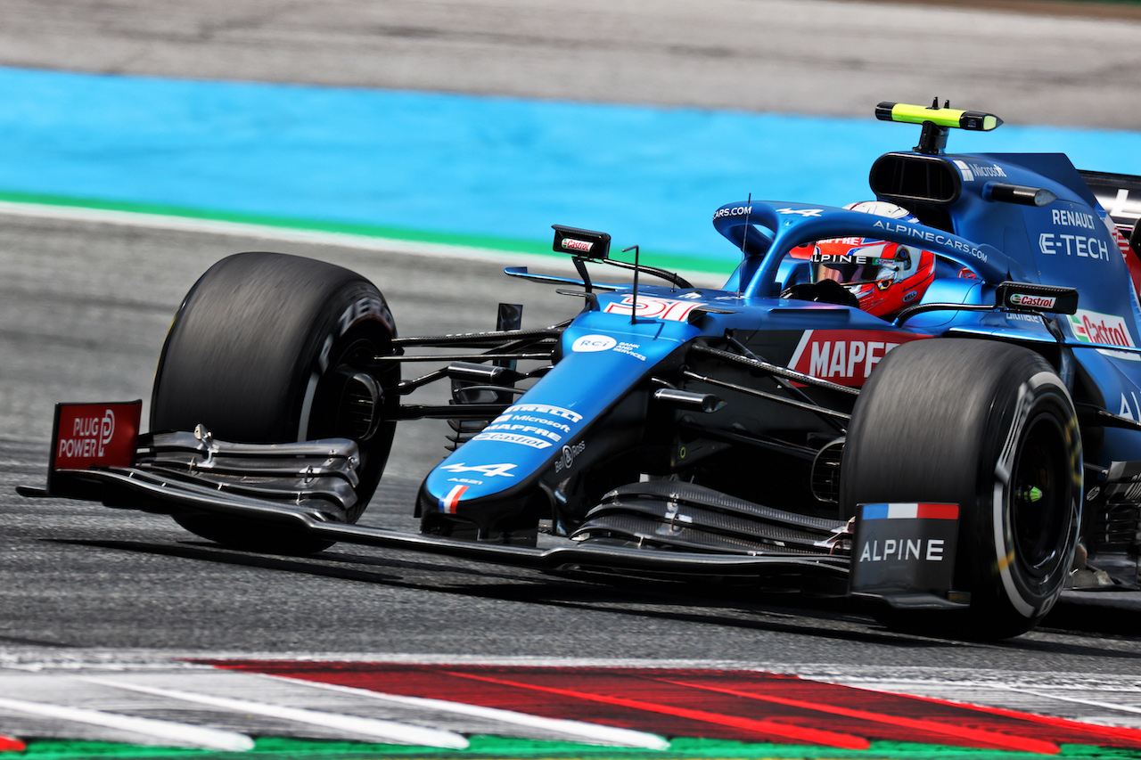 GP STIRIA, Esteban Ocon (FRA) Alpine F1 Team A521.
25.06.2021. Formula 1 World Championship, Rd 8, Steiermark Grand Prix, Spielberg, Austria, Practice Day.
- www.xpbimages.com, EMail: requests@xpbimages.com © Copyright: Batchelor / XPB Images
