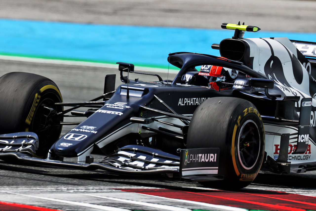 GP STIRIA, Pierre Gasly (FRA) AlphaTauri AT02.
25.06.2021. Formula 1 World Championship, Rd 8, Steiermark Grand Prix, Spielberg, Austria, Practice Day.
- www.xpbimages.com, EMail: requests@xpbimages.com © Copyright: Batchelor / XPB Images