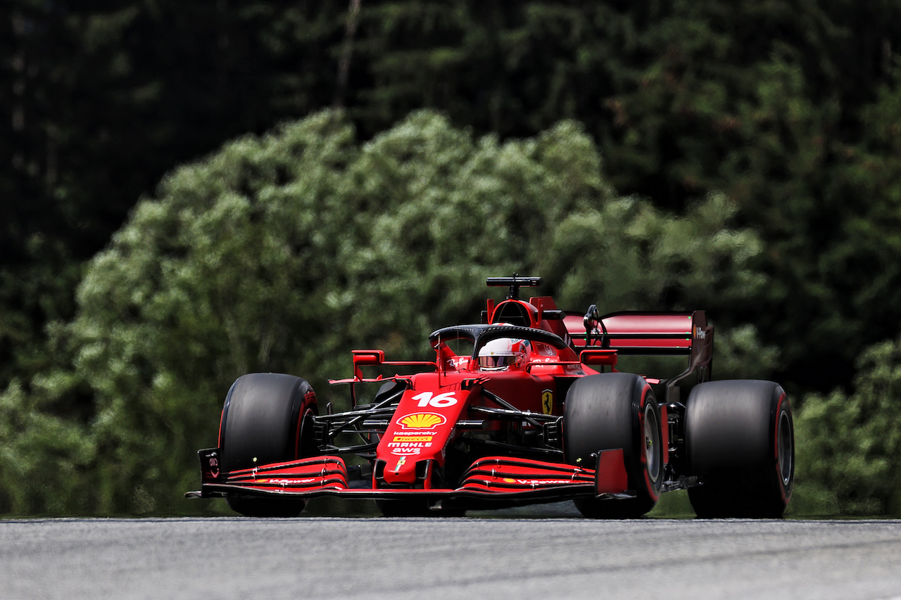 GP STIRIA, Charles Leclerc (MON) Ferrari SF-21.
25.06.2021. Formula 1 World Championship, Rd 8, Steiermark Grand Prix, Spielberg, Austria, Practice Day.
- www.xpbimages.com, EMail: requests@xpbimages.com © Copyright: Batchelor / XPB Images