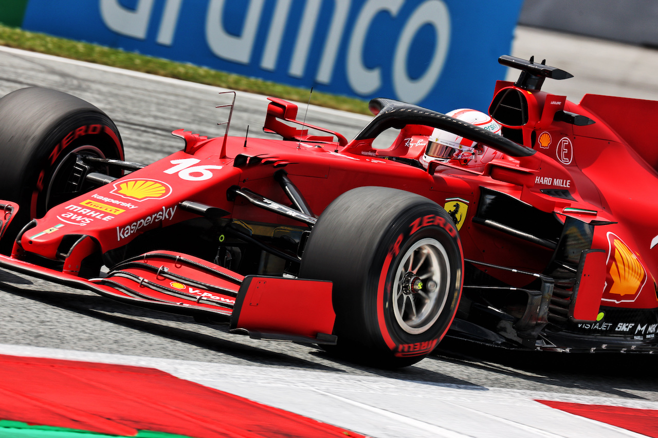 GP STIRIA, Charles Leclerc (MON) Ferrari SF-21.
25.06.2021. Formula 1 World Championship, Rd 8, Steiermark Grand Prix, Spielberg, Austria, Practice Day.
- www.xpbimages.com, EMail: requests@xpbimages.com © Copyright: Batchelor / XPB Images