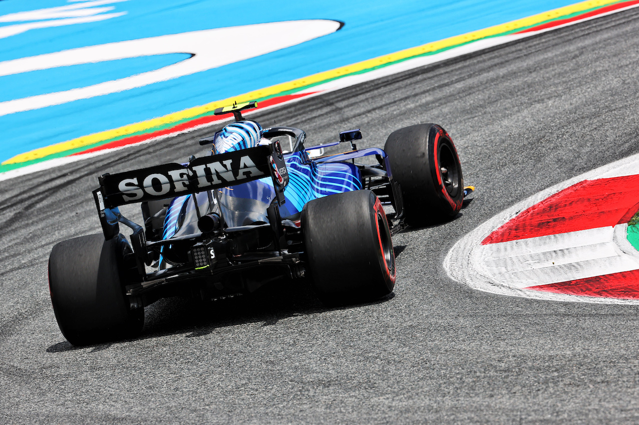GP STIRIA, Nicholas Latifi (CDN) Williams Racing FW43B.
25.06.2021. Formula 1 World Championship, Rd 8, Steiermark Grand Prix, Spielberg, Austria, Practice Day.
- www.xpbimages.com, EMail: requests@xpbimages.com © Copyright: Batchelor / XPB Images