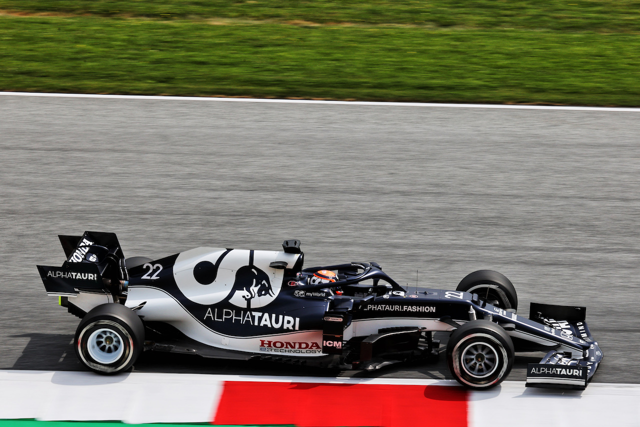 GP STIRIA, Yuki Tsunoda (JPN) AlphaTauri AT02.
25.06.2021. Formula 1 World Championship, Rd 8, Steiermark Grand Prix, Spielberg, Austria, Practice Day.
- www.xpbimages.com, EMail: requests@xpbimages.com © Copyright: Batchelor / XPB Images