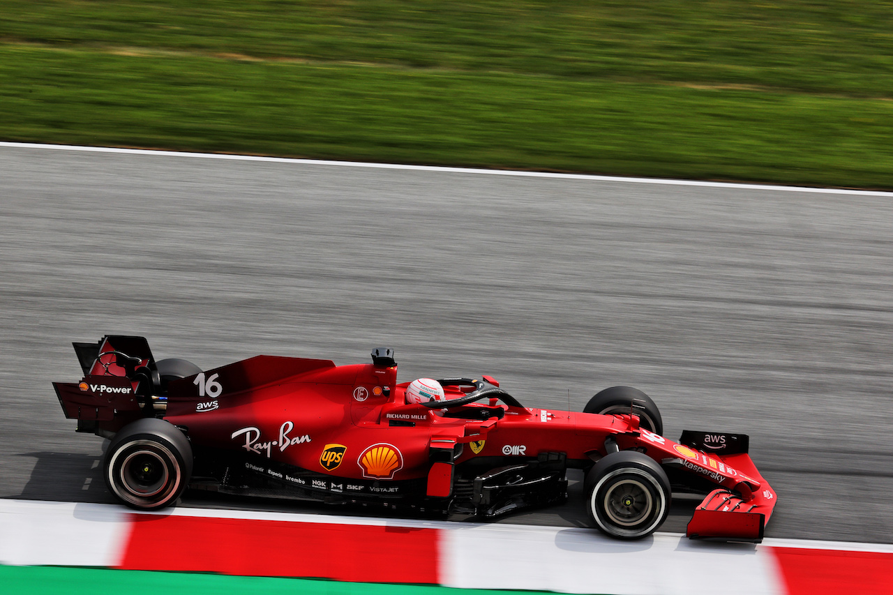 GP STIRIA, Charles Leclerc (MON) Ferrari SF-21.
25.06.2021. Formula 1 World Championship, Rd 8, Steiermark Grand Prix, Spielberg, Austria, Practice Day.
- www.xpbimages.com, EMail: requests@xpbimages.com © Copyright: Batchelor / XPB Images