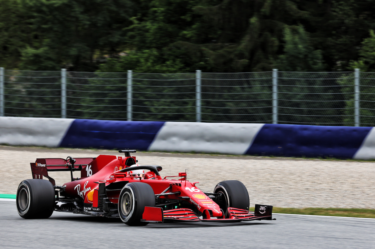 GP STIRIA, Charles Leclerc (MON) Ferrari SF-21.
25.06.2021. Formula 1 World Championship, Rd 8, Steiermark Grand Prix, Spielberg, Austria, Practice Day.
- www.xpbimages.com, EMail: requests@xpbimages.com © Copyright: Batchelor / XPB Images